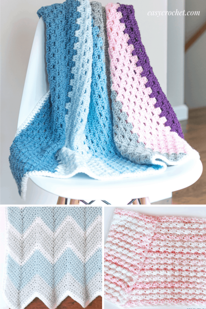Cute Free Easy Crochet Baby Blanket Patterns EasyCrochet - Yarnspirations Baby Blanket Crochet Patterns
