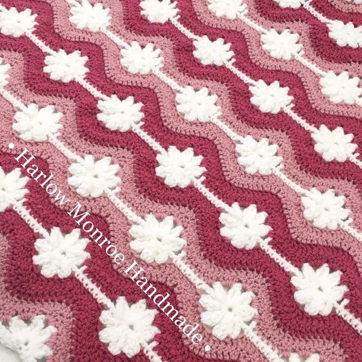 Daisy Chain Blanket Crochet PATTERN Digital Download PDF File In US  - Daisy Chain Crochet Blanket Pattern