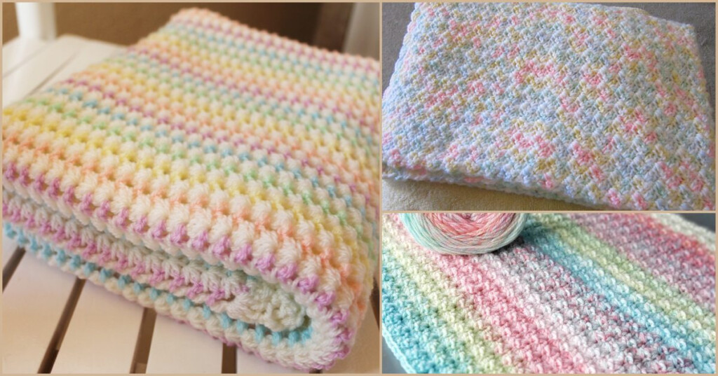 Delicate Colored Baby Blanket Free Patterns Your Crochet - Baby Blanket Crochet Patterns Free