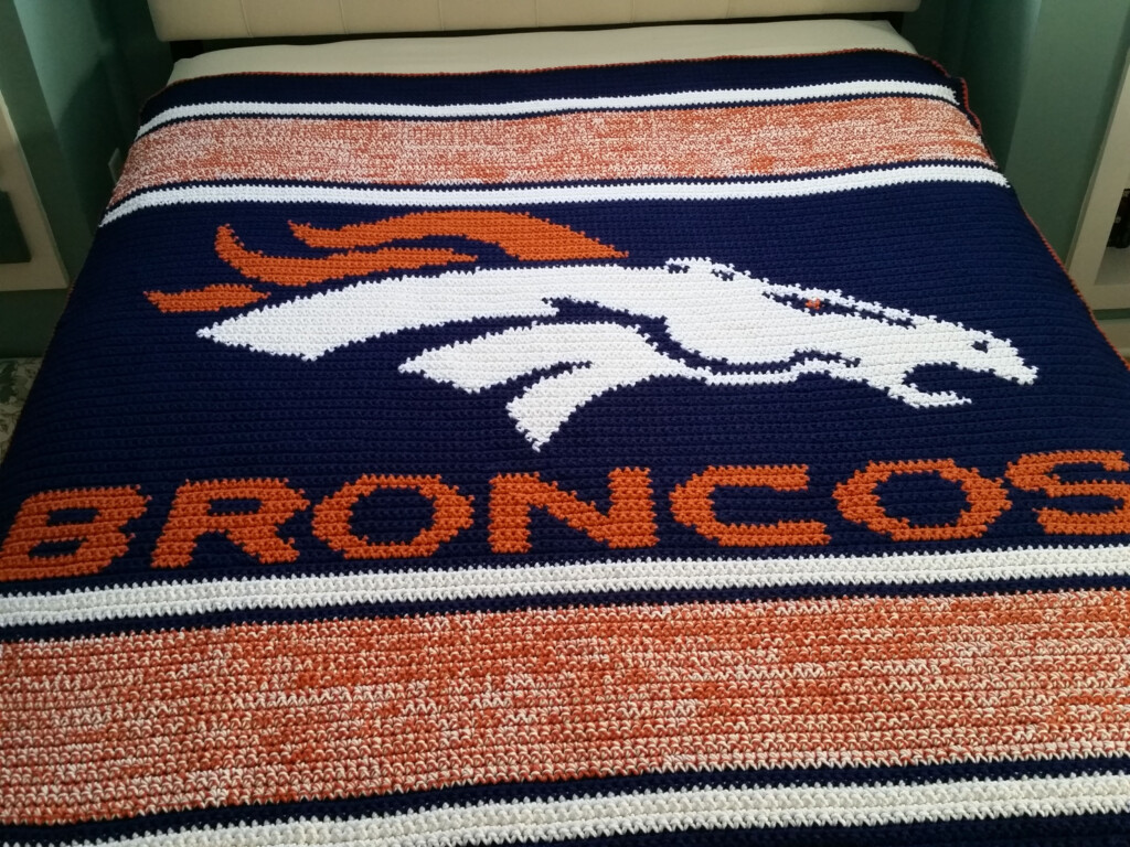 Denver Broncos Crochet Pattern Free Pattern rjuuc edu np - Free Denver Broncos Crochet Blanket Pattern