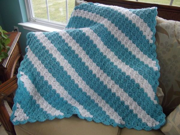 Diagonal Crochet Blanket Pattern - Diagonal Crochet Blanket Free Pattern