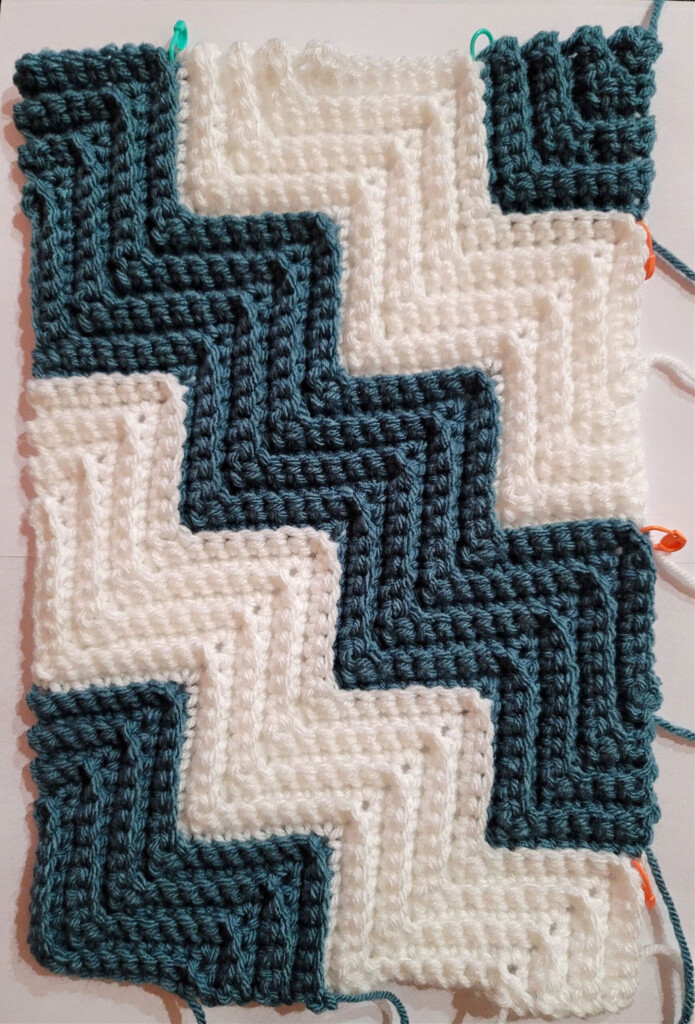 Diagonal Ripple Lapghan Free Crochet Blanket Pattern Artofit - Diagonal Crochet Blanket Free Pattern