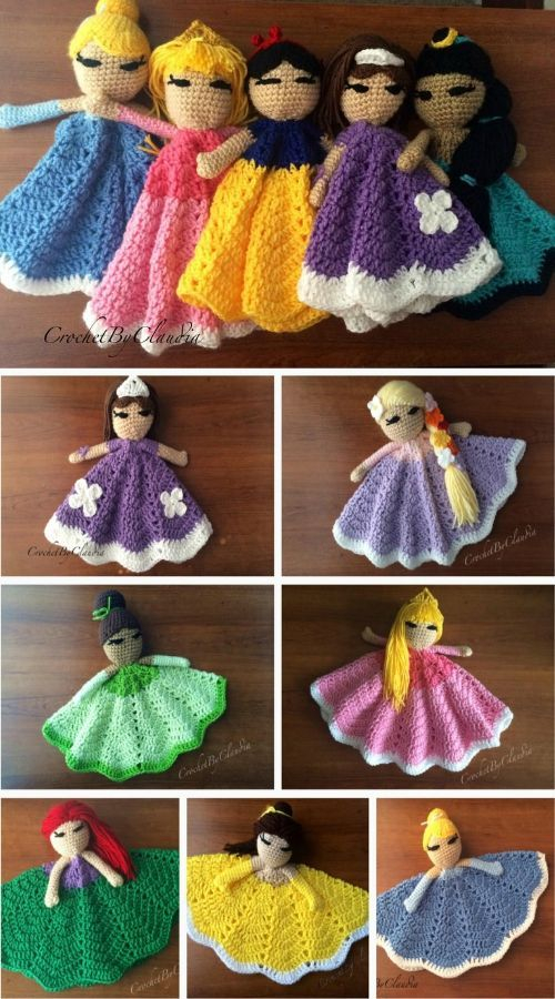 Disney Princess Crochet Blanket Pattern - Princess Dress Blanket Crochet Pattern