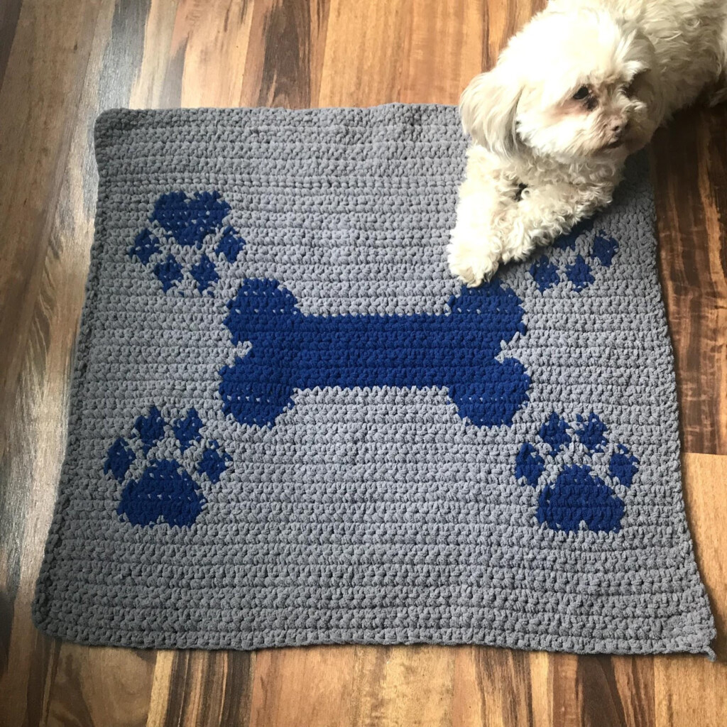 Dog Blanket Crochet Pattern Crochet It Creations - Crochet Dog Blanket Pattern Free