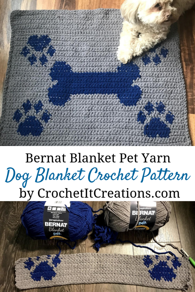 Dog Blanket Crochet Pattern Crochet It Creations - Easy Dog Blanket Crochet Pattern