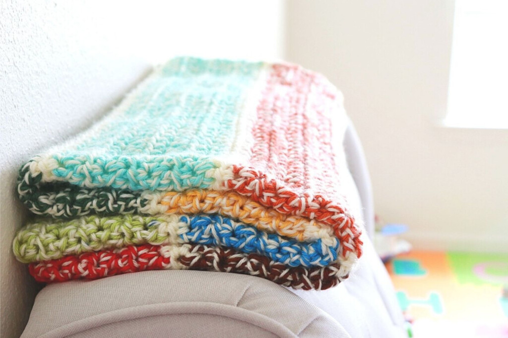 Double Strand Scrap Blanket Free Crochet Pattern Sigoni Macaroni - Two Strand Crochet Blanket Pattern