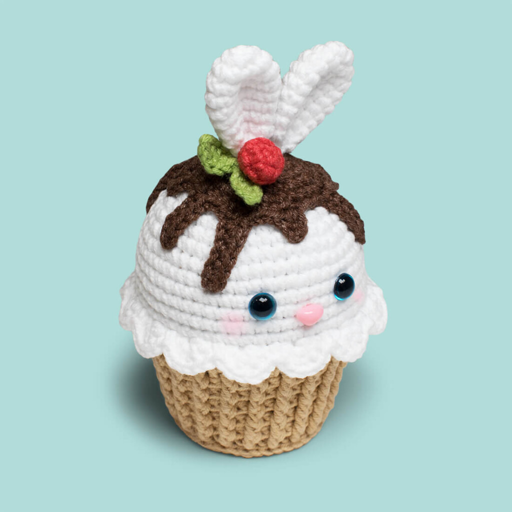 Easter Bunny Cupcake Crochet Pattern Printable PDF Amigurumi Today Shop - Cupcake Crochet Blanket Pattern