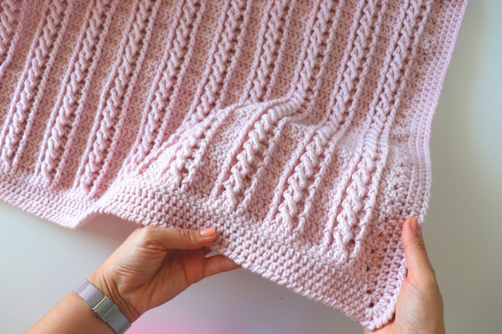 Easy Cable Crochet Blanket Pattern Free - Crochet Cable Blanket Free Pattern