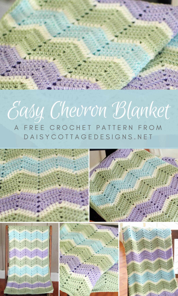 Easy Chevron Pattern Quick Easy Daisy Cottage Designs - Chevron Crochet Blanket Pattern
