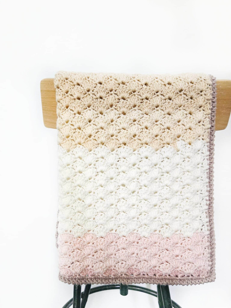 Easy Crochet Ombre Shell Stitch Baby Blanket Easy Crochet Patterns - Crochet Baby Blanket Free Pattern Easy