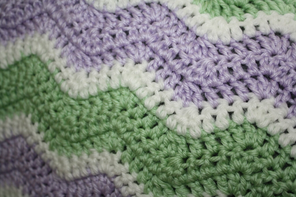 Easy Double Crochet Afghan Patterns Crochet Ripple Car Blanket Pattern  - Crochet Ripple Blanket Pattern Free