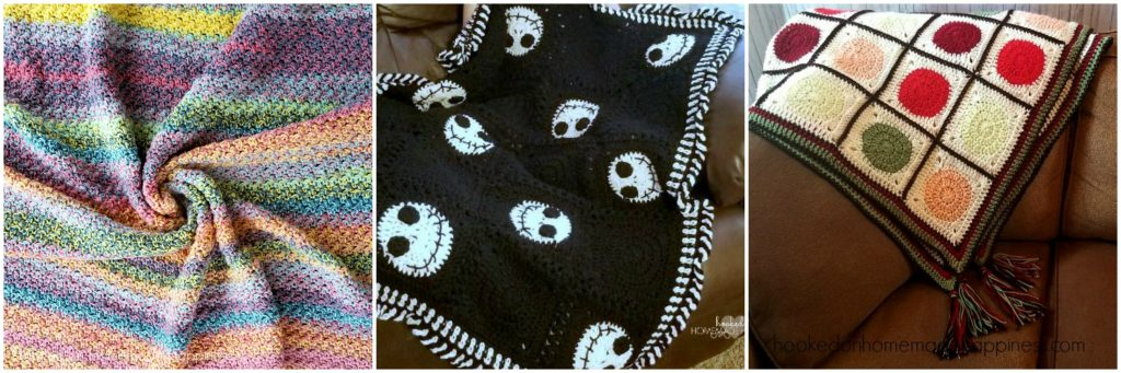 Easy Halloween Blanket Crochet Pattern Hooked On Homemade Happiness - Crochet Halloween Blanket Pattern