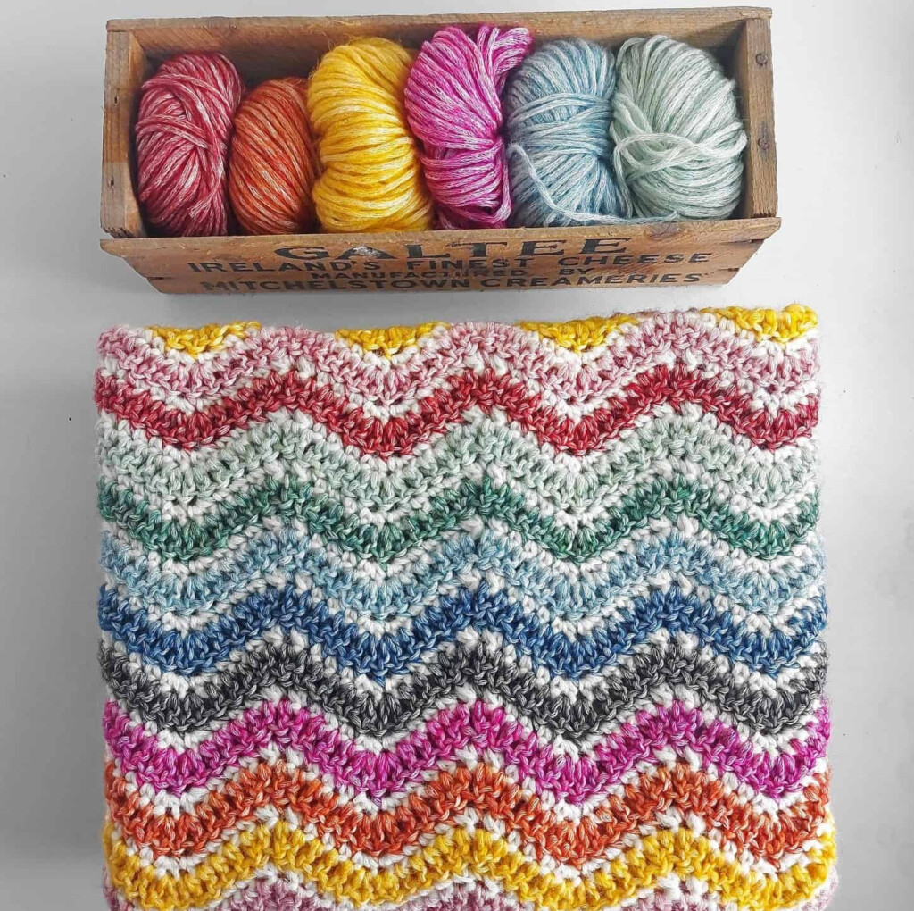 Easy Ripple Crochet Blanket Sunny Ripple Annie Design Crochet - Easy Ripple Blanket Crochet Pattern