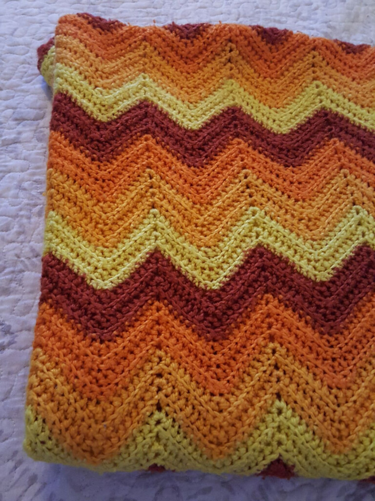 Easy Zig Zag Crochet Afghan Pattern Photos And Vectors - Pattern For Zig Zag Crochet Blanket