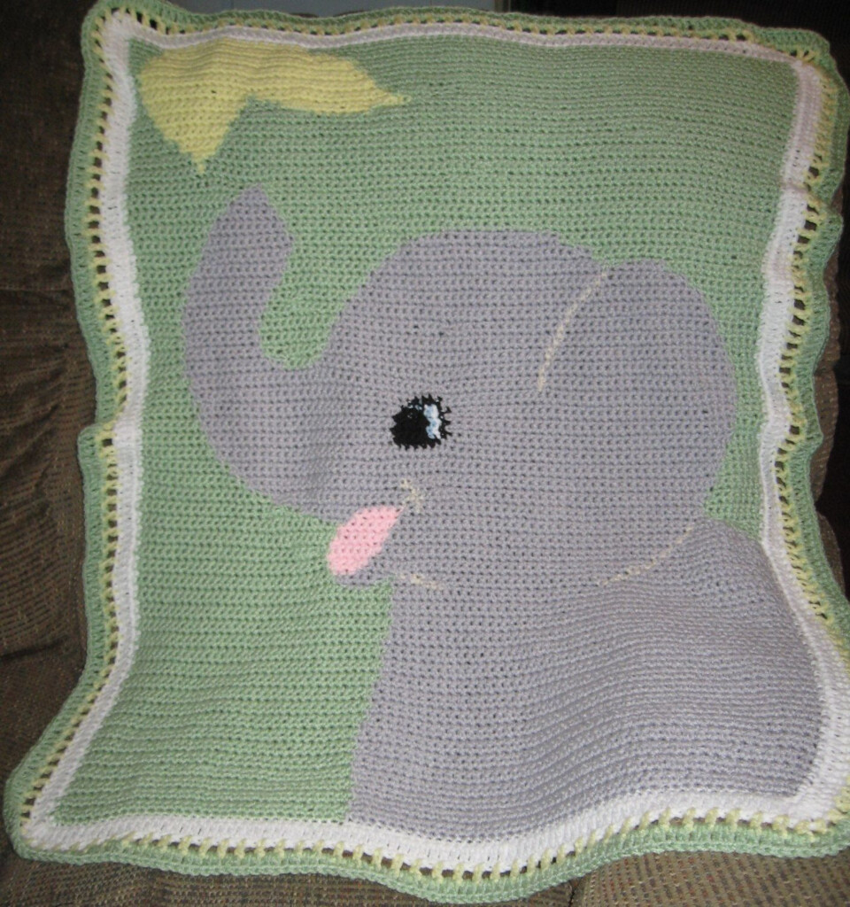 Elephant Baby Blanket Crochet Pattern - Free Crochet Pattern For Elephant Blanket