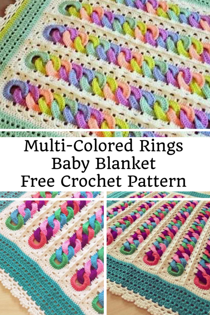 Fabulous Multi Colored Rings Baby Blanket Free Crochet Pattern Crochet  - Multi Pattern Crochet Blanket