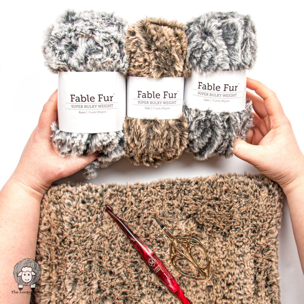 Faux Fur Crochet Cowl Free Pattern - Faux Fur Crochet Blanket Pattern