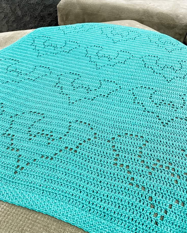 Filet Crochet Halloween Blanket Pattern Baby Blanket Crochet Pattern  - Crochet Halloween Blanket Pattern