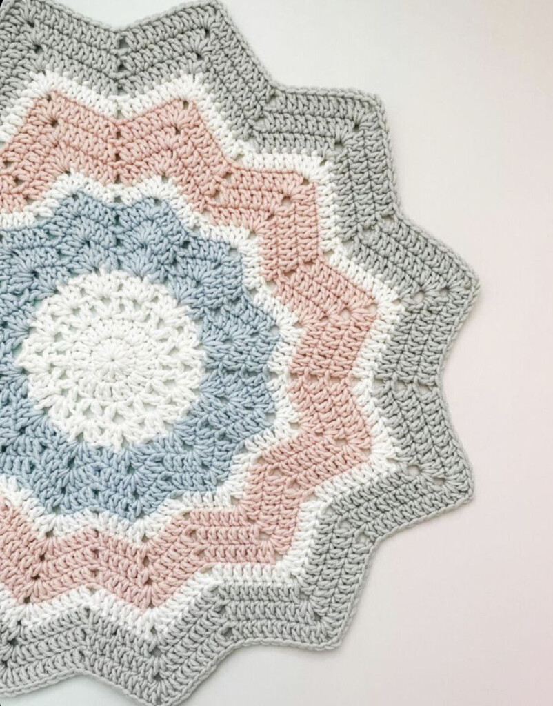 Free 12 Point Star Crochet Blanket Pattern FREE CROCHET PATTERN  - Butterfly Crochet Blanket Free Pattern