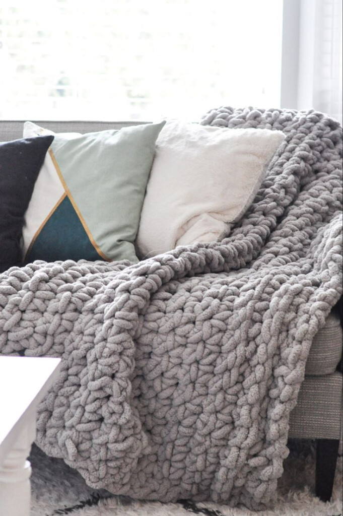 Free Chunky Crochet Blanket Pattern Web Learn How To Crochet A Chunky  - Crochet Blanket Chunky Pattern