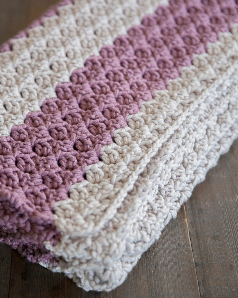Free Crochet Baby Blanket Patterns Using Bulky Yarn - Free Baby Blanket Crochet Patterns For 3 Weight Yarn