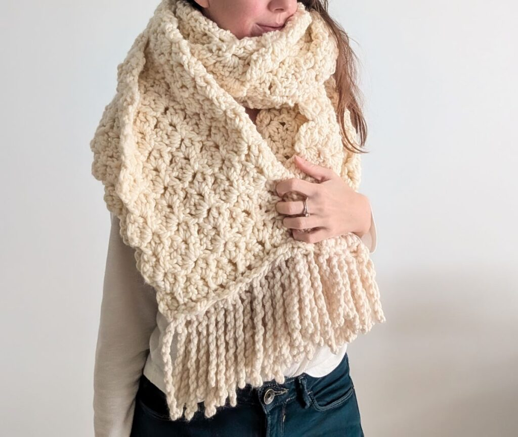 Free Crochet Blanket Scarf Pattern Jewels And Jones - Crochet Blanket Scarf Free Pattern