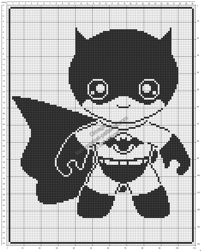 Free Crochet Filet Pattern Baby Blanket With Baby Batman Superhero  - Free Superhero Crochet Blanket Patterns