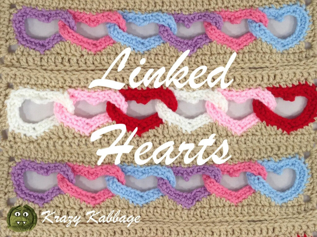Free Crochet Heart Blanket Patterns - Hearts Crochet Blanket Pattern