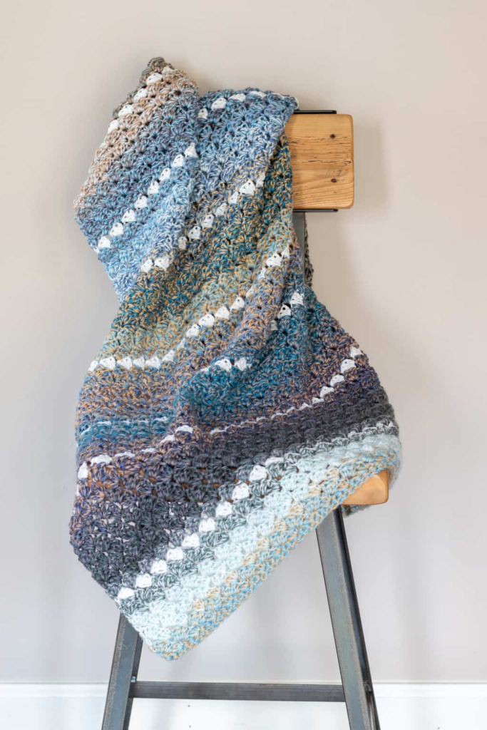 Free Crochet Lap Blanket Pattern EasyCrochet Padr es De Tric  - Free Easy Crochet Pattern For Lap Blanket