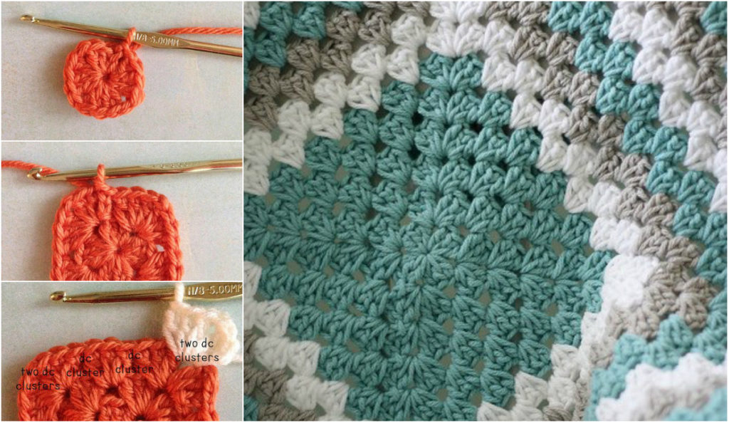Free Crochet Pattern Granny Square Baby Blanket - Once Upon A Time Crochet Blanket Pattern