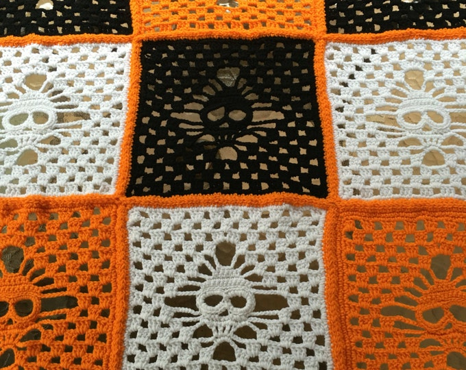 Free Crochet Skull Blanket Pattern Weave Crochet - Free Crochet Skull Blanket Pattern