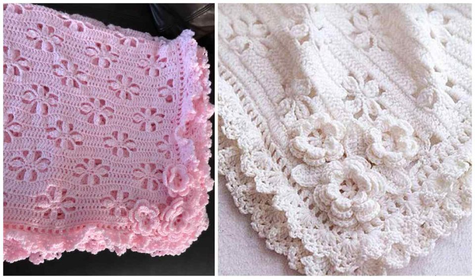 Free Flower Crochet Blanket Pattern 12 Pretty Crochet Flowers To  - Flower Crochet Pattern Blanket