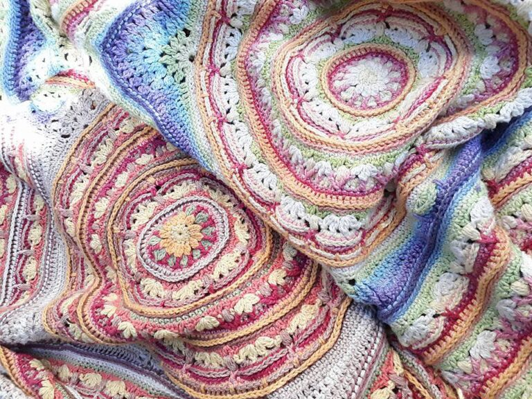Free Mandala Crochet Blanket Patterns - Crochet Mandala Square Blanket Pattern