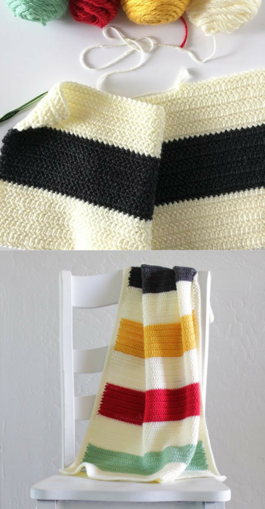 Free Pattern Crochet Hudson S Bay Baby Blanket Artofit - Hudson Bay Crochet Blanket Pattern