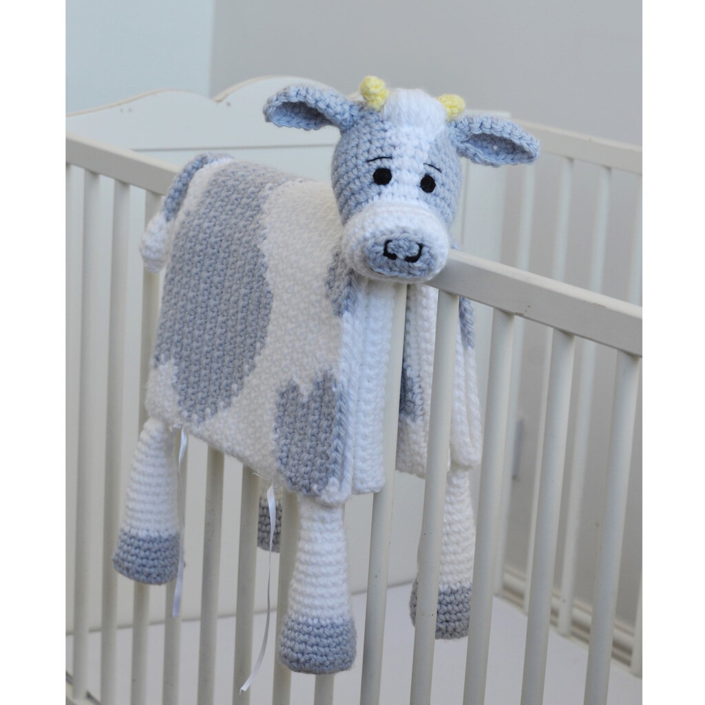 Free Pattern For Crochet Cow Blanket - Crochet Cow Pattern Blanket