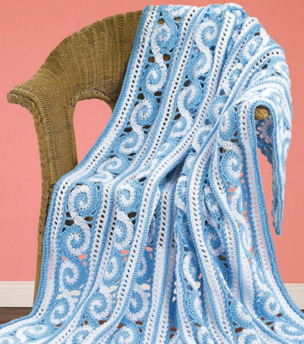  Free Pattern This Spiral Crochet Afghan Is Mesmerizing  - Spiral Crochet Blanket Pattern