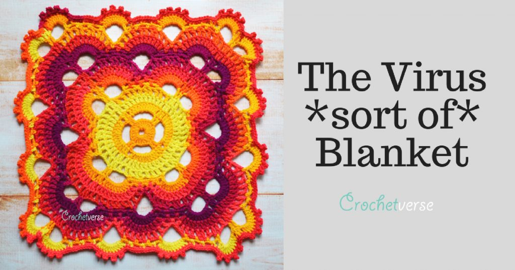 Free Virus Sort Of Blanket Crochet Pattern Crochetverse Virus  - Free Printable Crochet Virus Blanket Pattern