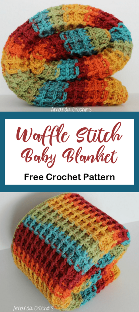 Free Waffle Blanket Crochet Pattern A More Crafty Life - Crochet Comfort Blanket Pattern