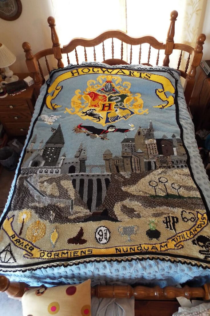 Harry Potter Crochet Blanket Pattern - Crochet Harry Potter Blanket Pattern