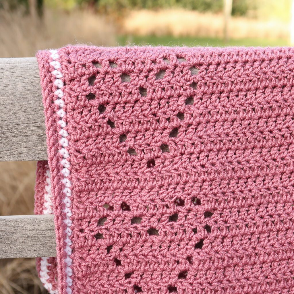 Heart Crochet Blanket Pattern Baby Blanket Crochet Pattern - Hearts Crochet Blanket Pattern