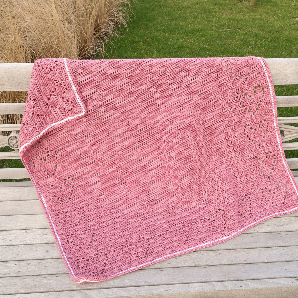 Heart Crochet Blanket Pattern Baby Blanket Crochet Pattern - Crochet Heart Pattern Blanket