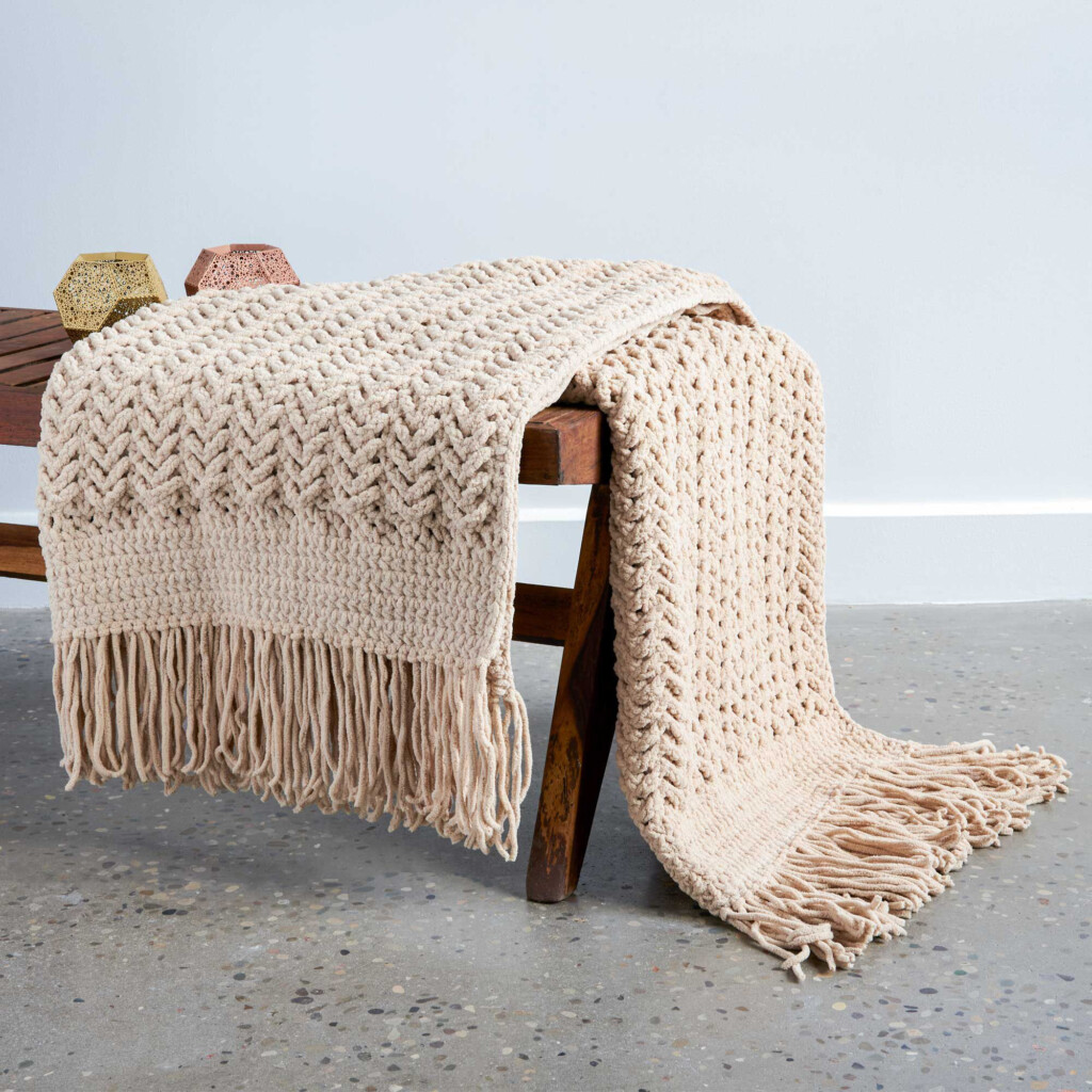 Herringbone Blanket Free Crochet Pattern Weave Crochet - Herringbone Crochet Blanket Free Pattern
