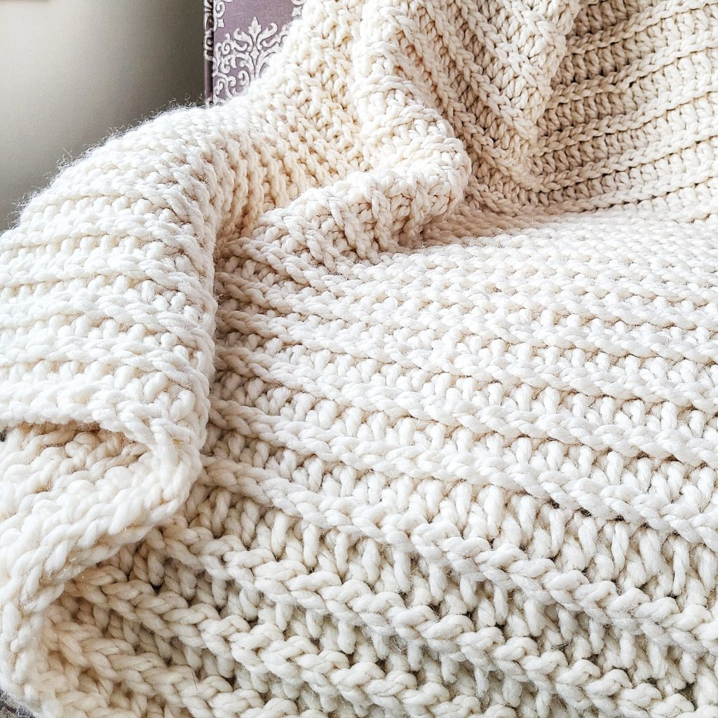 How To Crochet A Blanket EasyCrochet - Throw Blanket Pattern Crochet