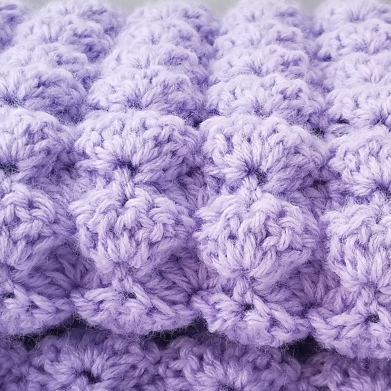 How To Crochet A Puffy Shell Stitch Baby Blanket A Step by Step Guide  - Free Crochet Patterns For Puff Stitch Baby Blankets