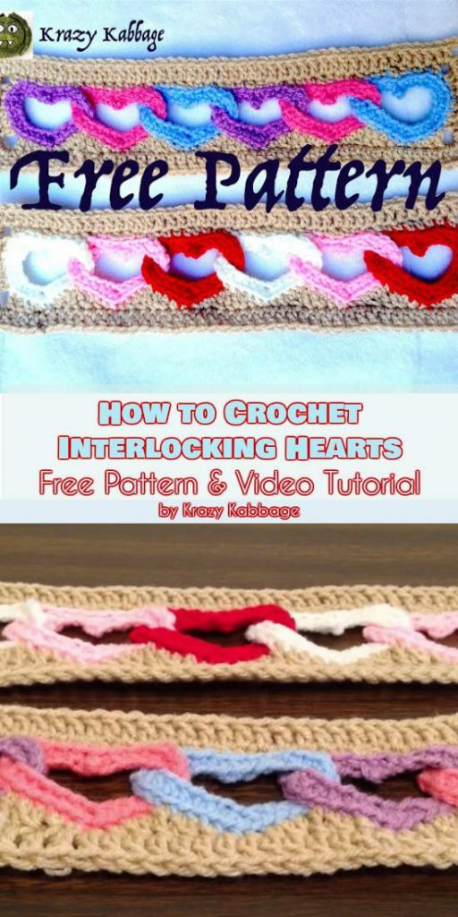 How To Crochet An Interlocking Heart Pattern Free Crochet Pattern Video - Interlocking Hearts Crochet Blanket Pattern Free