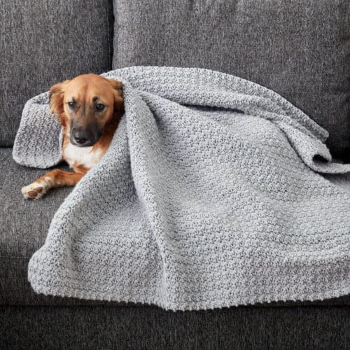 How To Crochet Cat Dog Comfort Blanket Pattern Tutorial The  - Crochet Comfort Blanket Pattern