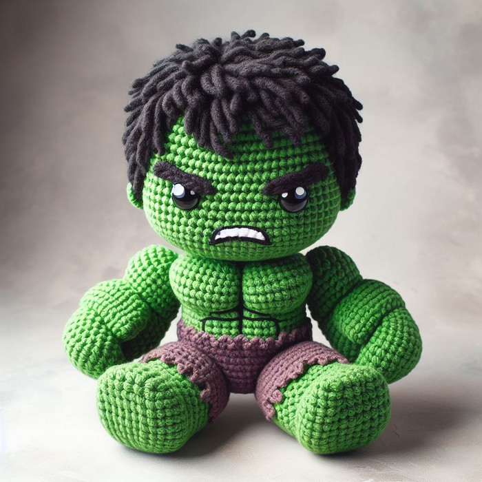 Hulk Amigurumi Crochet Step By Step Pattern Yours Patterns - Hulk Crochet Blanket Pattern
