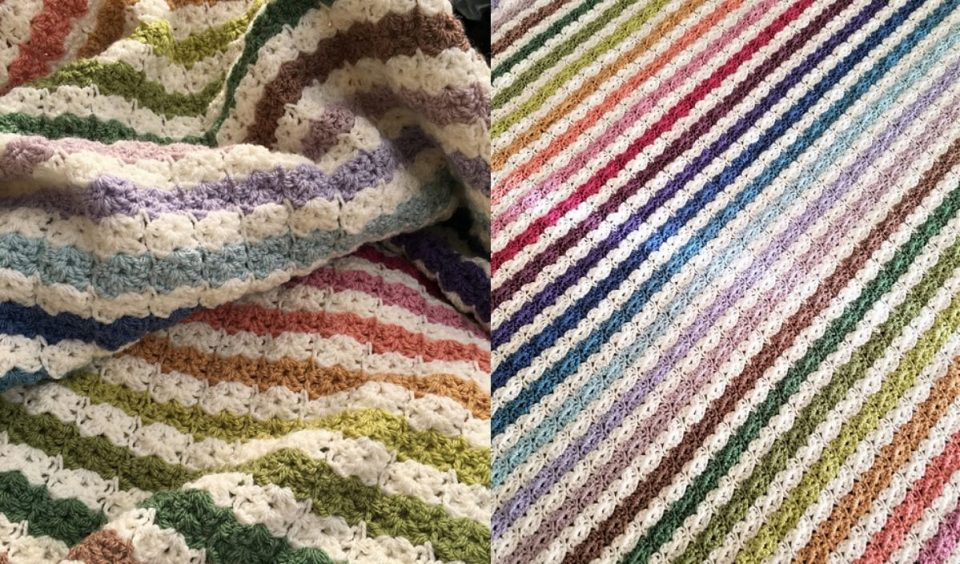 Hydrangea Stripe Blanket Free Crochet Pattern Your Crochet - Hydra Blanket Crochet Pattern