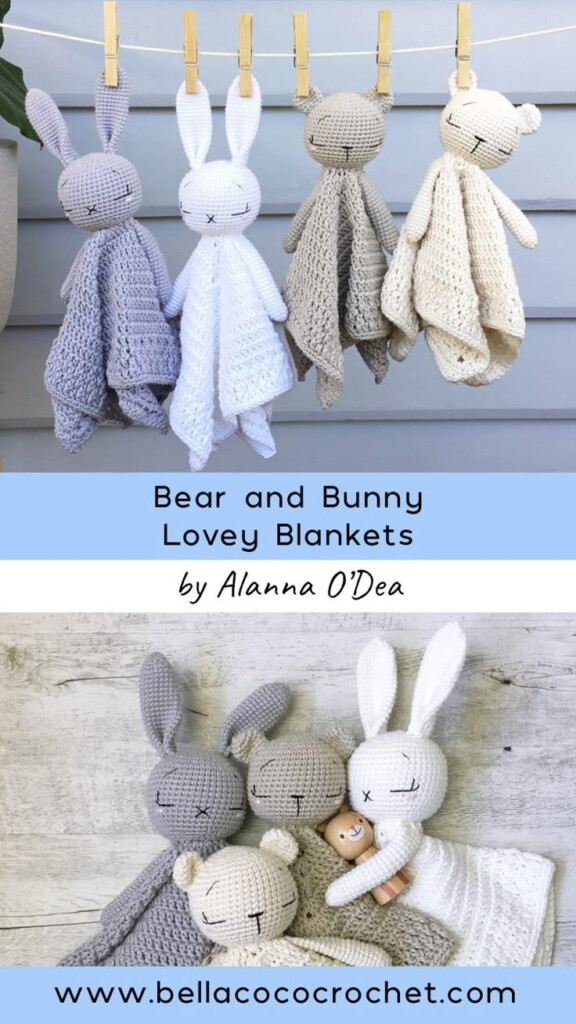 Interchangeable Crochet Lovey Blanket Free Pattern By Alanna O Dea  - Crochet Lovey Blanket Free Pattern