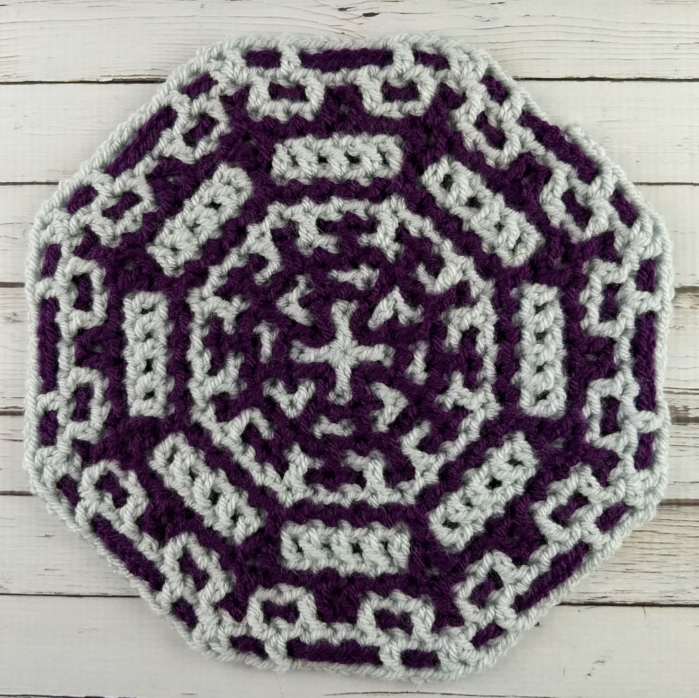Interloctagon Blanket Crochet Pattern Kickin Crochet - Octagon Crochet Blanket Pattern